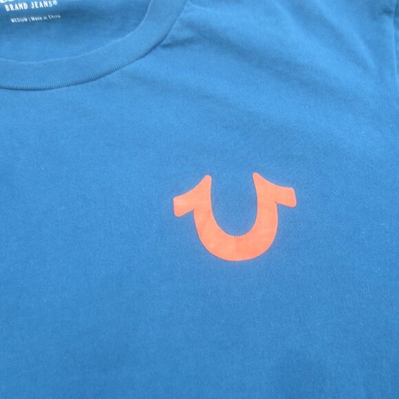 True Religion Jeans Short Sleeved T-Shirt - Size Medium. - Picture 2 of 11